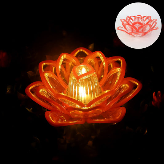 Decorative Lotus Shaped LED Candle Light