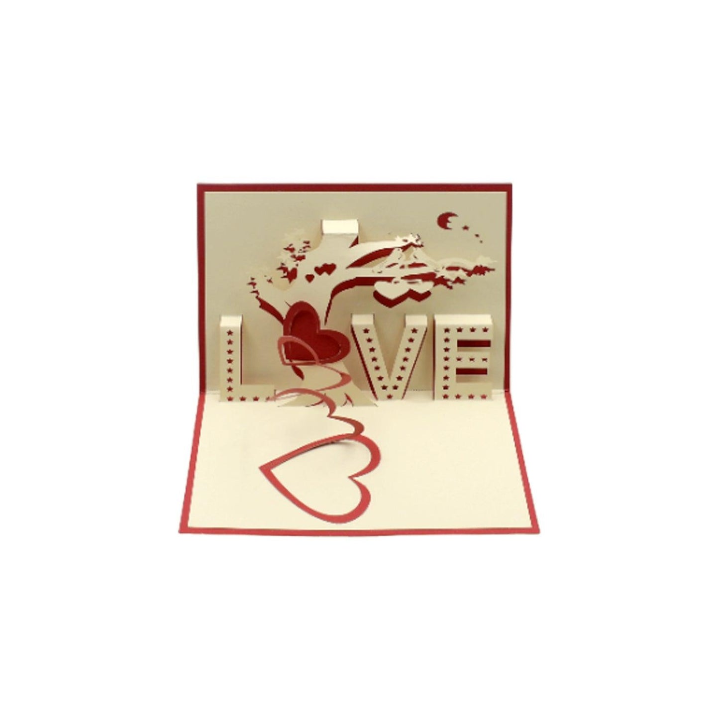 3D Paper Wish Card High Quality Paper Card All Design Card Good Wishing Card (Birthday , Valentine , love , Christmas Card) (1Pc )