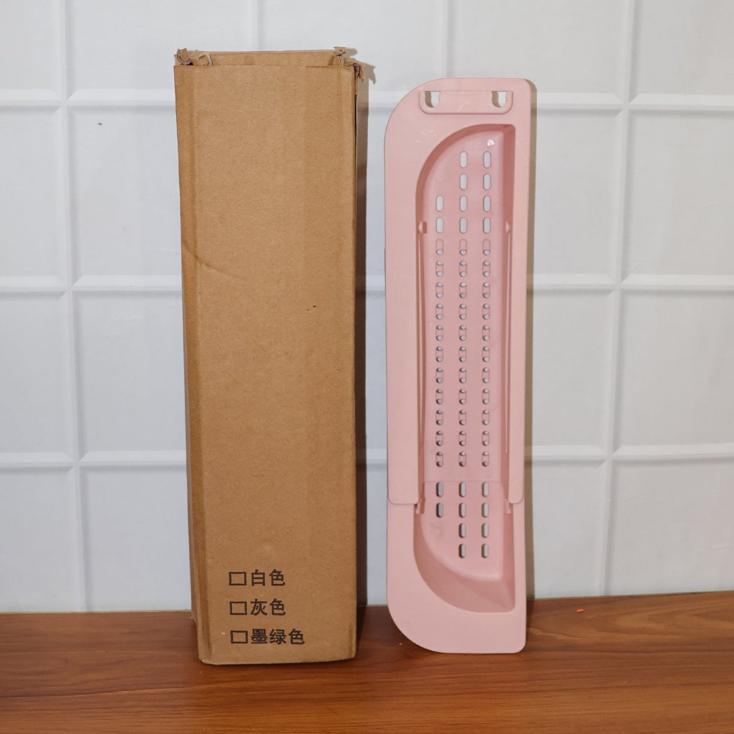 Over-Sink Expandable Sink Caddy with Dual Towel Bar & Drip Tray