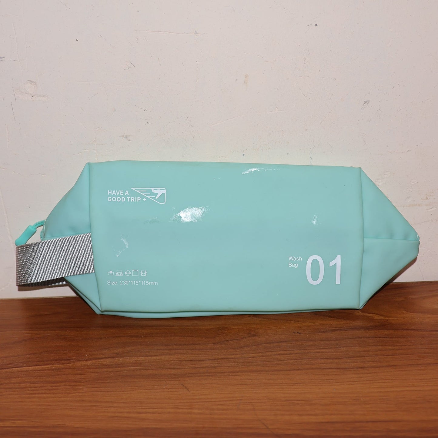 Waterproof Travel Toiletry Wash Bag / Pouch with Zipper Side Handle - (1 Pc)