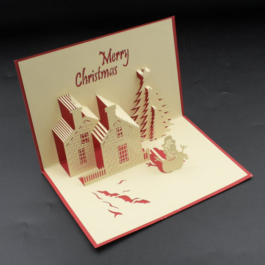 3D Paper Wish Card High Quality Paper Card All Design Card Good Wishing Card (Birthday , Valentine , love , Christmas Card) (1Pc )