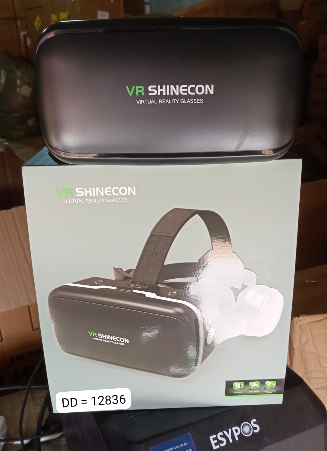 3D / HD VR Glasses Virtual Reality Goggles Headset for iOS for Android Smartphone VR Goggles-For 3D VR Movies Video Games with Headphones (1 Pc)