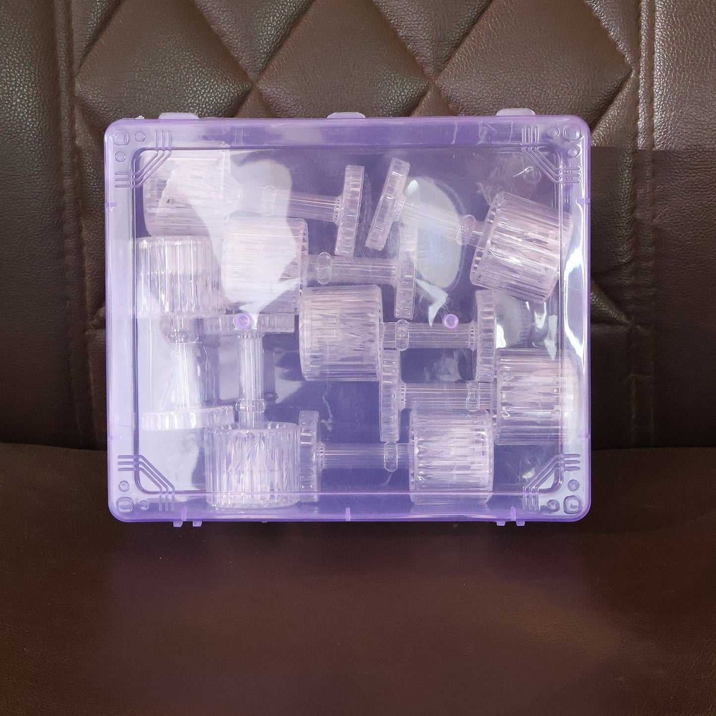 Set of 8 LED Crystal-Effect Table Lamps