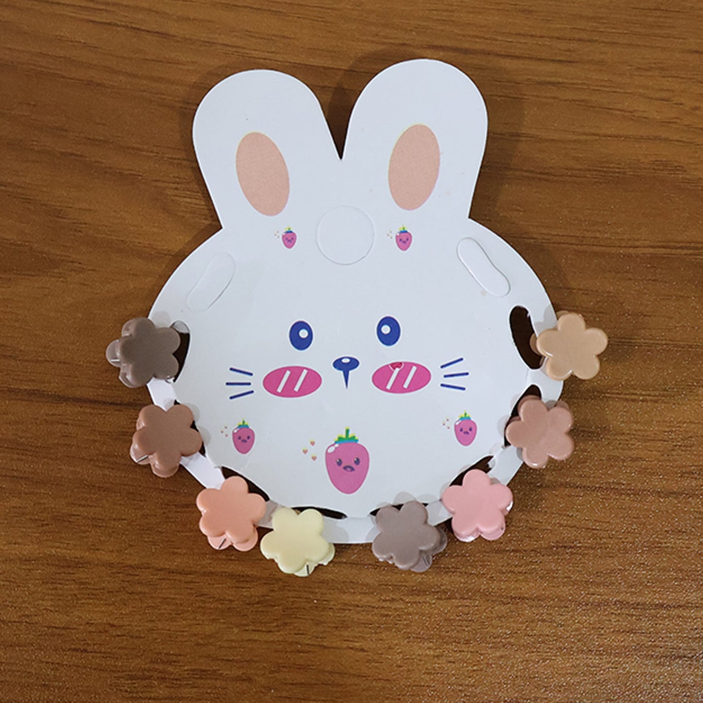 Premium Flower-Shaped Mini Hair Claw Clip Set