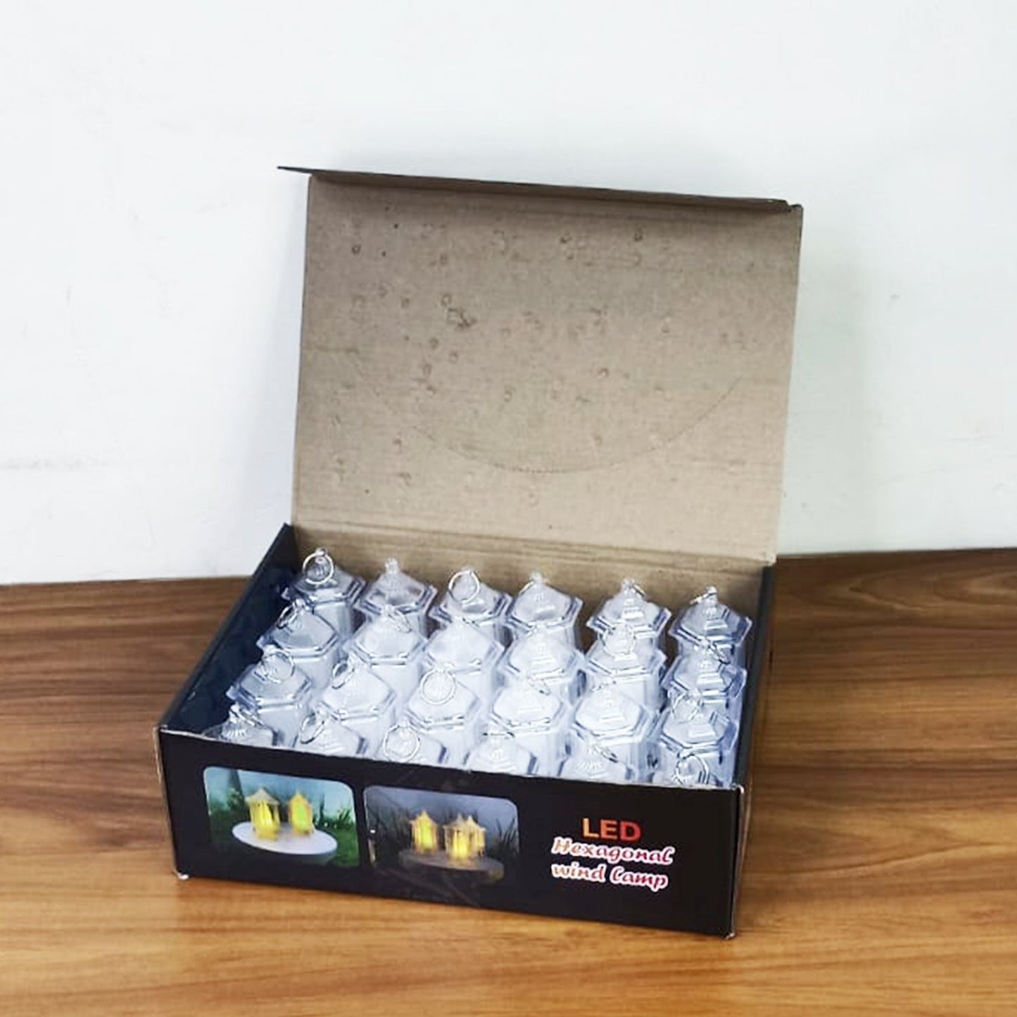 Set of 24 LED Decorative Lantern Lights / candle