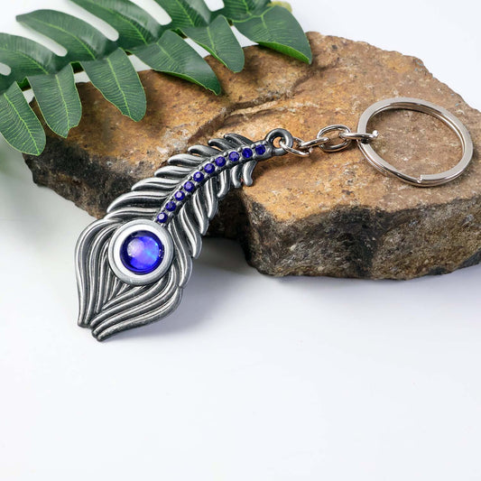 Peacock Eye Keychain