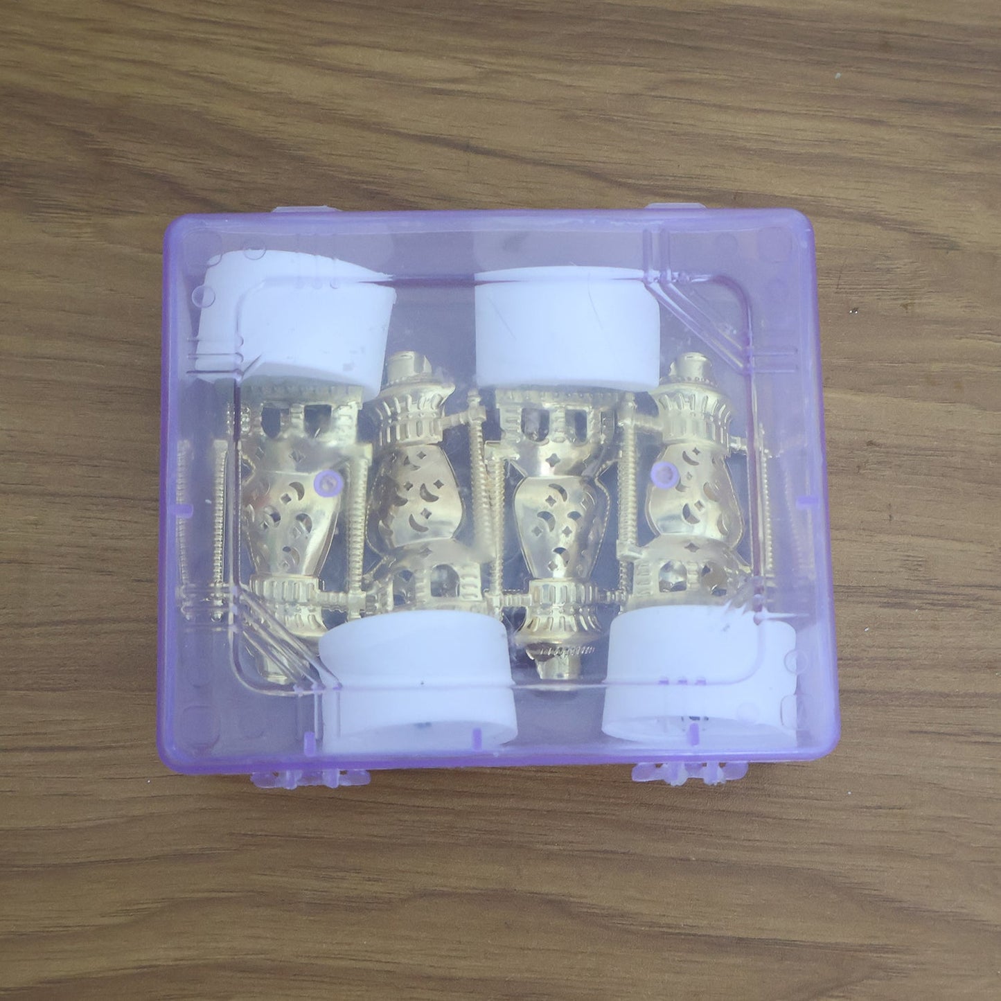 Mini Lantern-Style Flameless LED Tealights - (4 Pc)