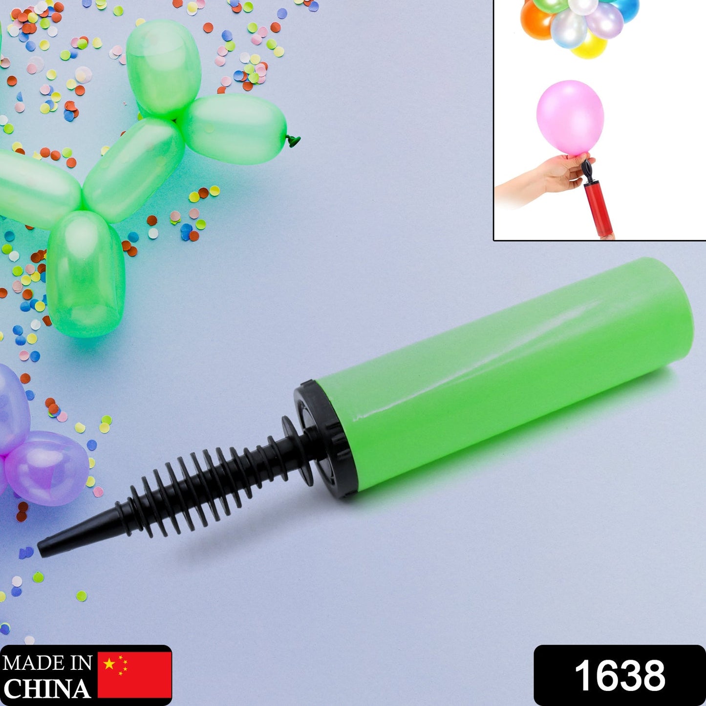 1638 Handy Air Balloon Pumps for Foil Balloons and Inflatable Toys