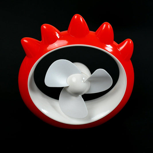 7713 MINI DESKTOP FAN RECHARGEABLE TABLE FAN HANDHELD FAN USB FAN DESK FAN COOLING FAN FOR HOME , OFFICE , CAR, & MULTI USE FAN DeoDap