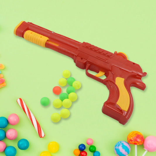 3063 Plastic Balls Shooting Gun Toys For Boys Kids High Quality Gun With 13 Balls - deal99.in