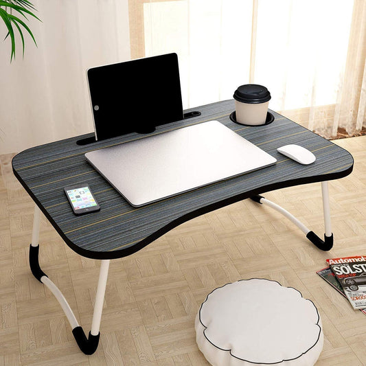 4492 Multi-Purpose Laptop Desk for Study and Reading with Foldable Non-Slip Legs Reading Table Tray , Laptop Table ,Laptop Stands, Laptop Desk, Foldable Study Laptop Table DeoDap