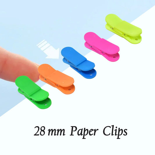 6169 10Pc 28Mm Paper Clips Used For Holding Clothes Over Wires. DeoDap