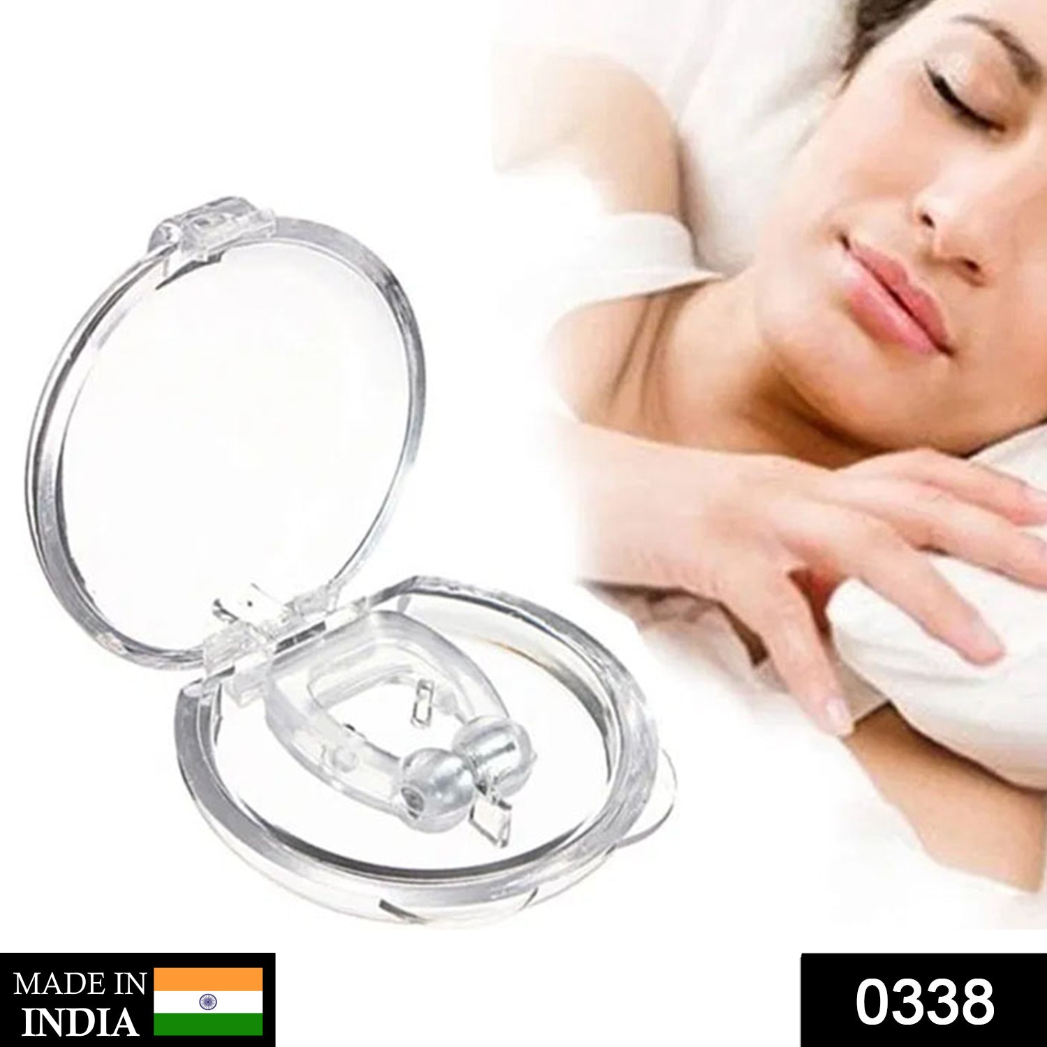 338 Snore Free Nose Clip (Anti Snoring Device) - 1pc Go5 Incorporation