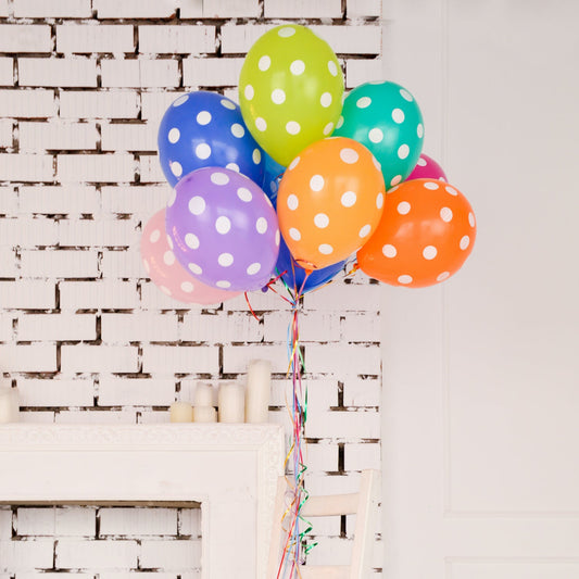 8899 Colorful Balloons Kinds of Latex Balloons for Birthday / Anniversary / Valentine's / Wedding / Engagement Party Decoration Birthday Decoration Items for Kids Multicolor (20 Pcs Set) - deal99.in