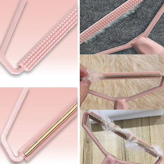 1300 2in1 Portable Lint Remover at Home Use | Use for Removing Lint Dust in Furniture and Wool Clothes Sweater Carpet | Woolen Fabrics Brush Sticky Lint Roller with Long Handle (1 Pc) - deal99.in