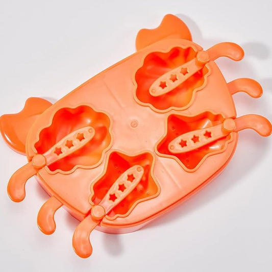 5532 Crab Ice Mold Household Ice Cream Mold Popsicle Mold Silicone Ice Cream Popsicle Children's Ice Box Popsicle Box (1 Pc) - deal99.in