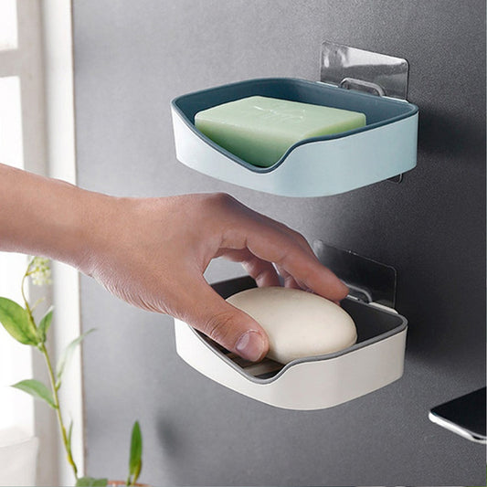 4715 Multipurpose Sticker Wall Mounted Plastic Soap Holder & Dispenser DeoDap