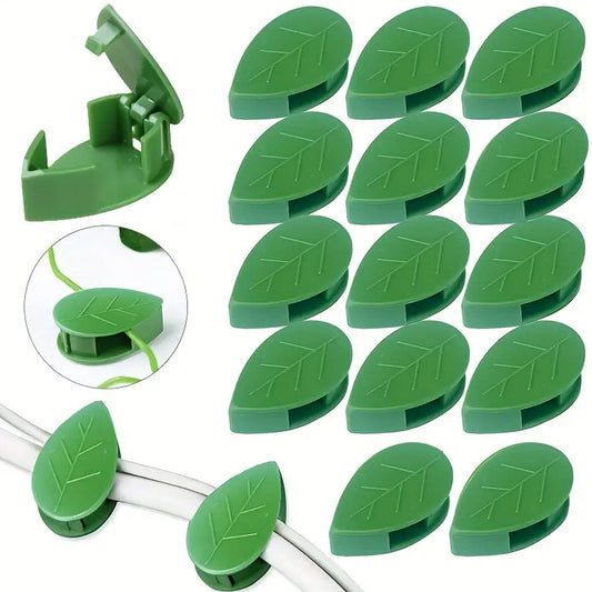 Plant Climbing Wall Fixture Clip Self-Adhesive Hook Vines Traction Invisible Stand Green Plant Clip Garden Wall Clip Plant Support Binding Clip Plants for Indoor Outdoor Decoration (30 Pcs Set) - deal99.in