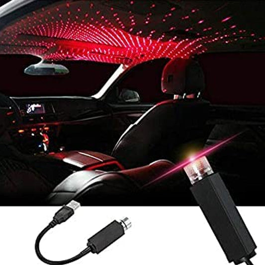 7396B USB Star Projector Night Light, Adjustable Romantic Interior Car Lights for Bedroom, Car, Ceiling and Party Decoration