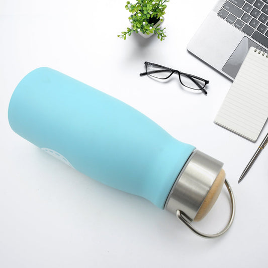 0285 Stainless Steel Water Bottle With Handle, Fridge Water Bottle, Stainless Steel Water Bottle Leak Proof, Rust Proof, Hot & Cold Drinks, Gym Sipper BPA Free Food Grade Quality, Steel fridge Bottle For office/Gym/School (360 ML) - deal99.in