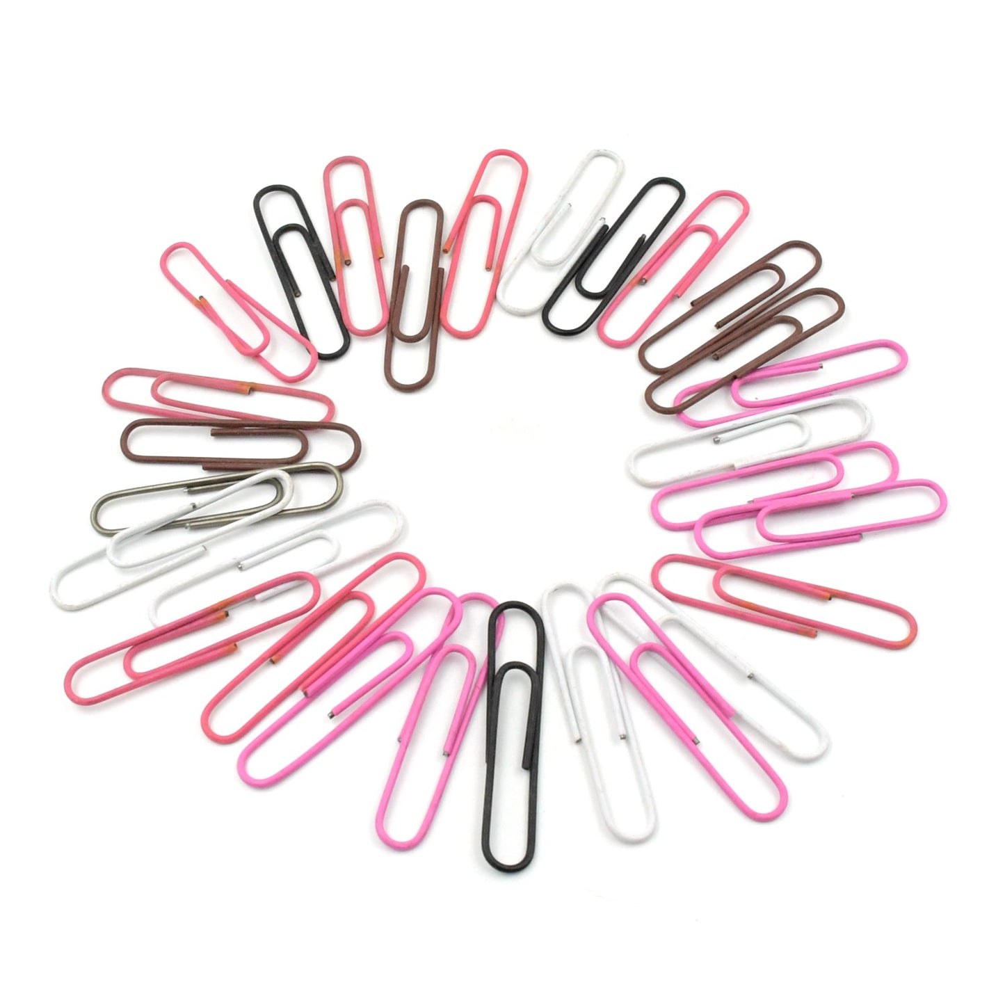8859 MultiPurpose Assorted Color Coated Paper Clips, Assorted Sizes, Durable & Rustproof, Colored Paper Clips for Paperwork, DIY Work, classify Documents, Bookmark, Snacks Bag Clips, Suitable for Home, School, Office (Approx 28 Pcs) - deal99.in