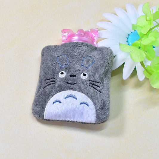 6531 Totoro Cartoon Hot Water Bag small Hot Water Bag with Cover for Pain Relief, Neck, Shoulder Pain and Hand, Feet Warmer, Menstrual Cramps. - deal99.in