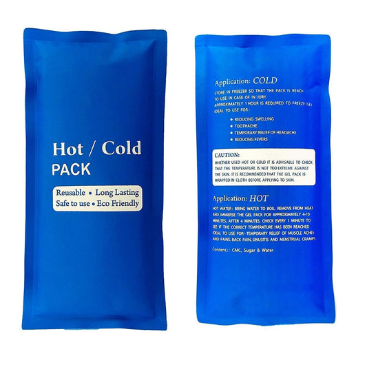 6291 Hot & Cold Reusable Gel Pack - Great for Knee, Shoulder, Back, Migraine Relief, Sprains, Muscle Pain, Bruises, Injuries, Legs - Microwave Heating Pad. DeoDap