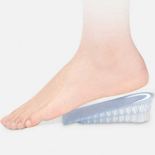 4151 2 Pairs Heel Lift Inserts Height Increase Insole Invisible Heightening Insole Sillicone 3-Layer Heel Support Insoles Height-Adjustable Shoe Pads Foot Cushion for Shoes - deal99.in