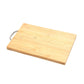 2475A Thick Wooden Bamboo Kitchen Chopping Cutting Slicing Board with Holder for Fruits Vegetables Meat DeoDap