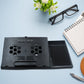 1229 Laptop Stand Suitable Portable Foldable Compatible with MacBook Notebook Tablet Tray Desk Table Book with Free Phone Stand