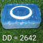 2642 Plastic Kitchen Refrigerator Egg Storage 12 Grid 1 Layer Egg Container DeoDap
