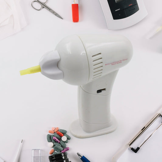 7247 Vacuum Ear Cleaning System Clean Ears Care Removel Tool Earpick Cleaner Vacuum Removal Kit Safe Gentle Hygienic with 8 Silicon Cleaner Clips and Cleaning Brush - deal99.in