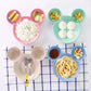 0848 Mickey Mouse Shape Plates for Kids, BPA Free, & Unbreakable Children’s Food Plate, Kids Bowl, Fruit Plate, Baby Cartoon Pie Bowl Plate, Tableware (1 Pc) - deal99.in