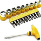 24pcs T shape screwdriver set Batch Head Ratchet Pawl Socket Spanner hand tools DeoDap