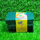 3438 Scrub Sponge Cleaning Pads Aqua Green (Pack Of 6)