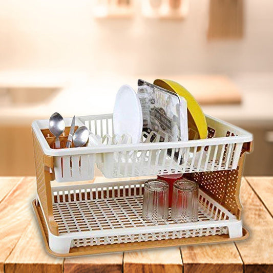 2266 Multipurpose Kitchen Organizer Rack with Water Storing Tray DeoDap
