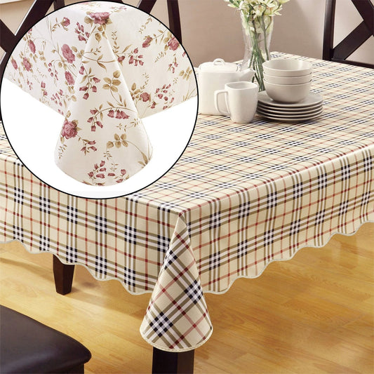 4745 Premium Quality Table cloth For Steal Table (85x54 inch) DeoDap