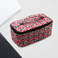 0642 Decor Travel Makeup Bag with Small pouch Portable Organizer Makeup Cosmetic Train Case Large Capacity for Cosmetics Makeup Brushes and Toiletry Jewelry for More Storage