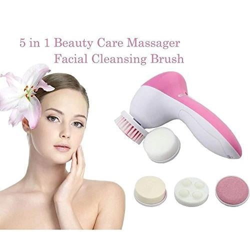 340 -5-in-1 Smoothing Body & Facial Massager (Pink) Go5 Incorporation