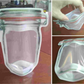 1074 Reusable Airtight Seal Plastic Food Storage Mason Jar Zipper (500ml)