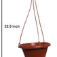 0840 Hanging Flower Pot with Hanging Roap DeoDap