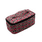 0642 Decor Travel Makeup Bag with Small pouch Portable Organizer Makeup Cosmetic Train Case Large Capacity for Cosmetics Makeup Brushes and Toiletry Jewelry for More Storage