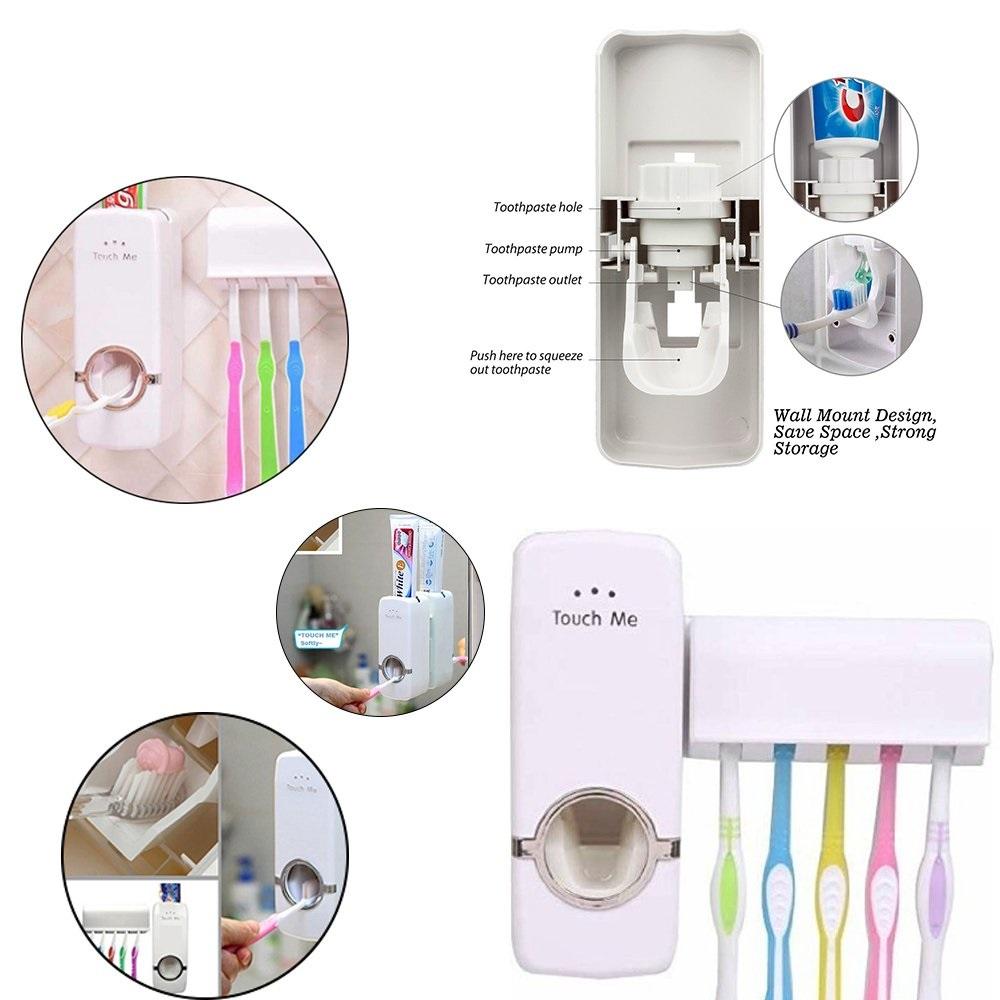 174 Toothpaste Dispenser & Tooth Brush Holder Go5 Incorporation WITH BZ LOGO