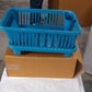 0658 Plastic Sink Dish Drainer Drying Rack (With Brown Box)
