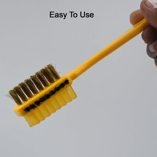 7410 3 Side Portable Multifunctional shoe brush Rubber Home Suede Shoes Polishing Brushes 3 Side Shoe Cleaning Brush, Shoe Brush Excellent Quality and Popular