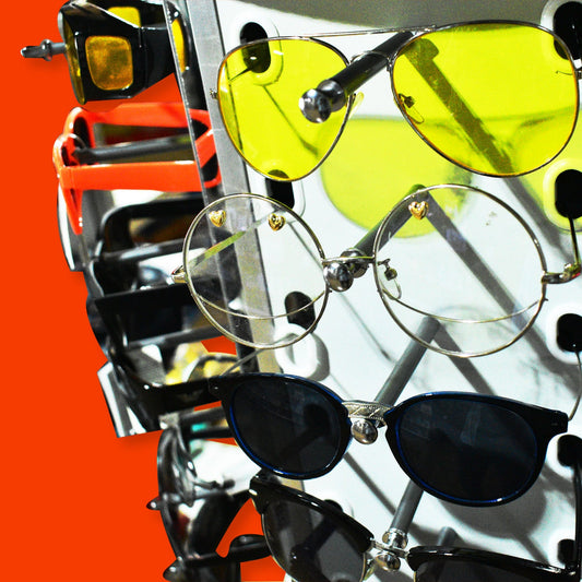 7998  Sunglasses Display Rack Display 360deg Rotating Counter Top Sunglass Display Stand Fashion Sunglass Rack Frame Glasses Display Stand Holder Organizer