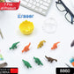 8860 Dinosaur Shaped Erasers Animal Erasers for Kids, Dinosaur Erasers Puzzle 3D Eraser, Mini Eraser Dinosaur Toys, Desk Pets for Students Classroom Prizes Class Rewards Party Favors (7 Pc Set) - deal99.in