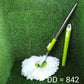 0842 Home Cleaning - Stainless Steel 360 Degree Rotating Pole Microfiber Mop Rod Stick DeoDap