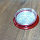 0866A  Maa Laxmi and Ganesh Ji, Silver color Coin for Gift & Pooja | Silver Coin | Silver Coin / Diwali Gift