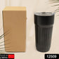 12509 Stainless Steel Vacuum Insulated  Insulated Coffee Cups Travel Mug, Car Coffee Mug with Lid Reusable Thermal Cup for Coffee Car Travel Beach Camping Hiking Hunting Fishing Drinks Coffee, Tea (1 Pc)
